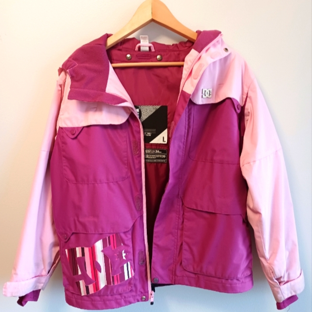 DC, EXOTEK 3K series, Girls Pink Winter/Ski Coat, L